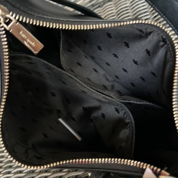 Kate Spade Staci Saffiano Leather Shoulder Bag Black - Picture 11 of 16